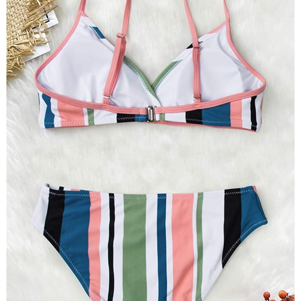 🆕 Closure Bikini Adjustable Straps Swimsuit - Picture 4 of 4